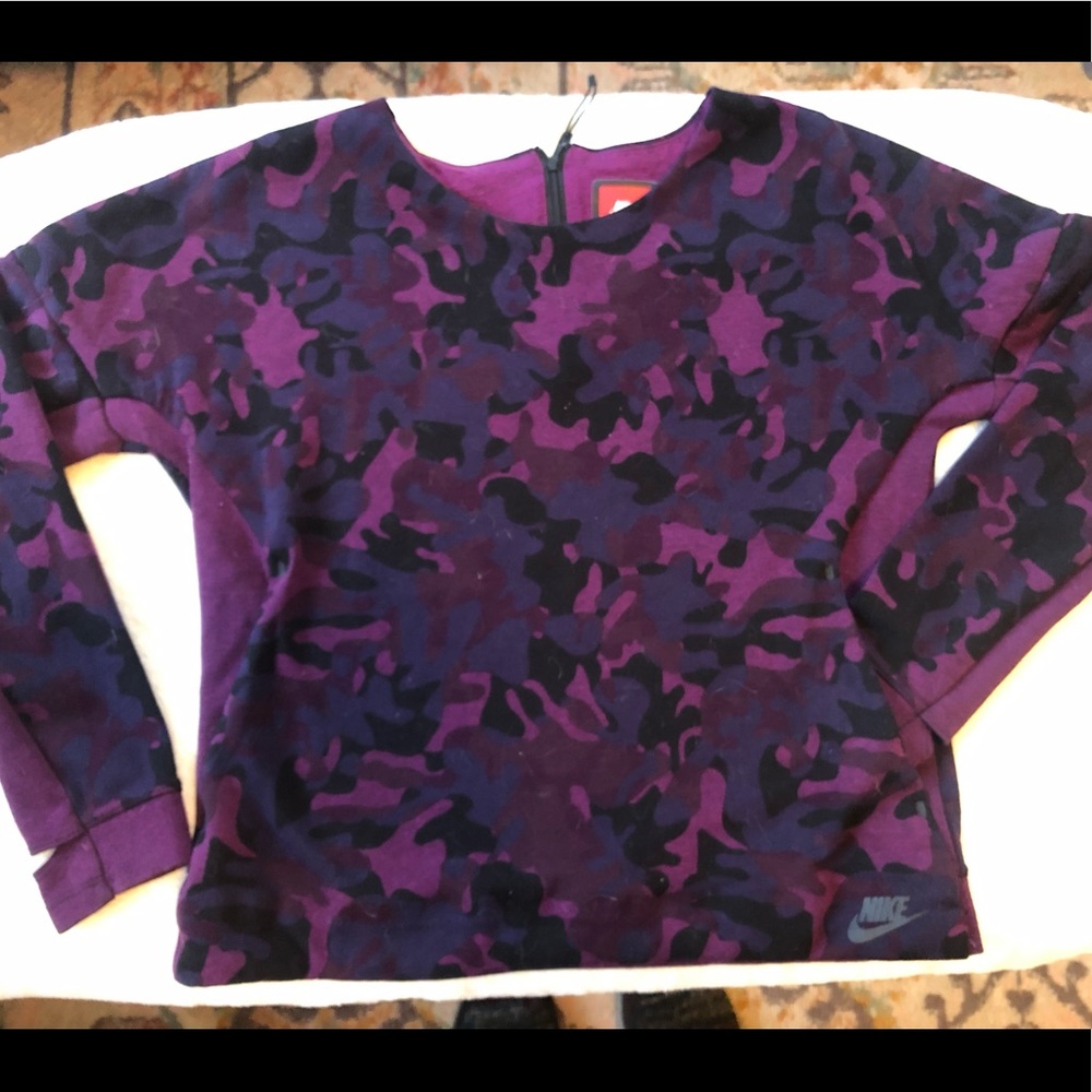 Nike Purple Camo Sweatshirt